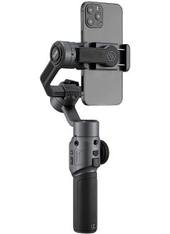 زيون Zhiyun Smooth 5 Combo Gimbal Stabilizer للهواتف الذكية، حامل هاتف محمول ثلاثي المحاور، مثبت محمول لمدونات الفيديو، YouTube، Tiktok، فيديو مباشر متوافق مع iPhone وAndroid  - Image 4
