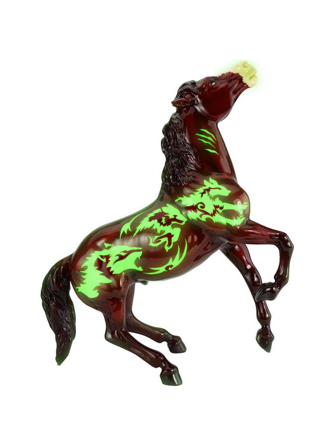 Breyer Breyer Traditional Series | Beowulf | 2024 Halloween Horse | Glow in The Dark | Horse Figurine | Model #B-TR-10118 - Image 3