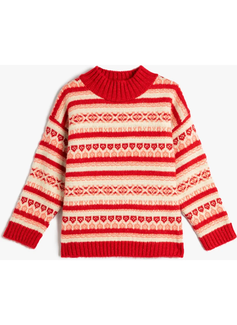 كوتون New Year's Sweater Long Sleeve Patterned