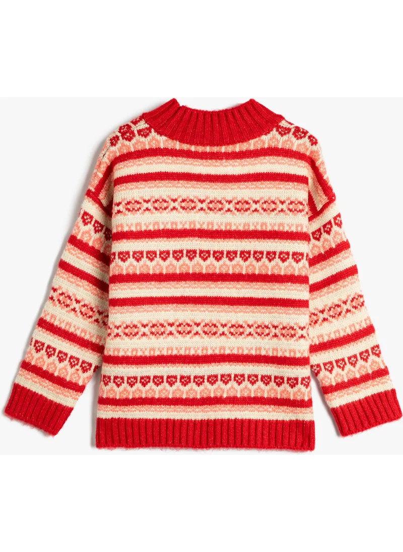 كوتون New Year's Sweater Long Sleeve Patterned