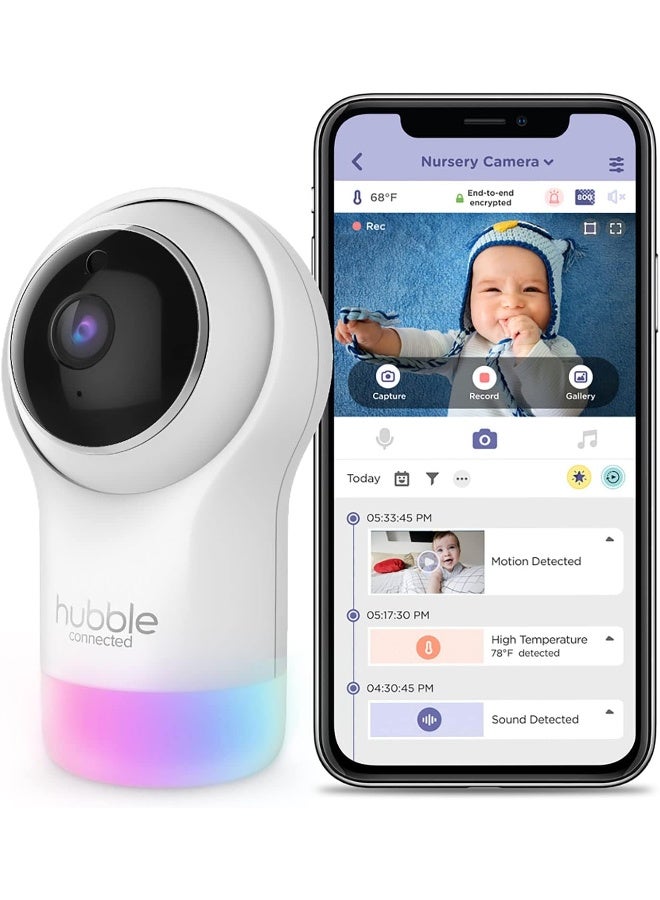 Hubble Connected Smart HD Baby Monitor w/ Night Light - Image 1
