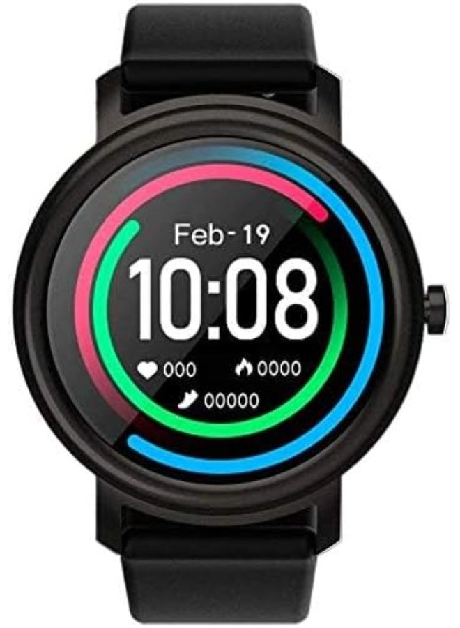 Mibro Air Smart Watch 1.28" TFT Circular Touch Display Screen 20mm Interchangeable Strap 12 Sport Modes Bluetooth 5.0 With 10-Day Long Battery Life Compatible For iOs/Android - Black - Image 1