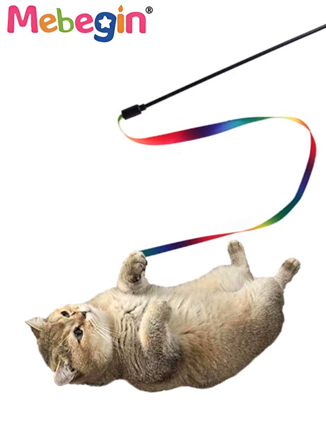 MEBEGIN 21PCS Cat Tunnel Set with Cat Teaser Stick, Cat Balls, Feather Toys and Other Cat toys, 3 Way Collapsible Cat Play Tunnel, Funny Interactive Cat Toys, Various Cat Enrichment Toys, Soft Safe Cat Toys(Random Color) - Image 5