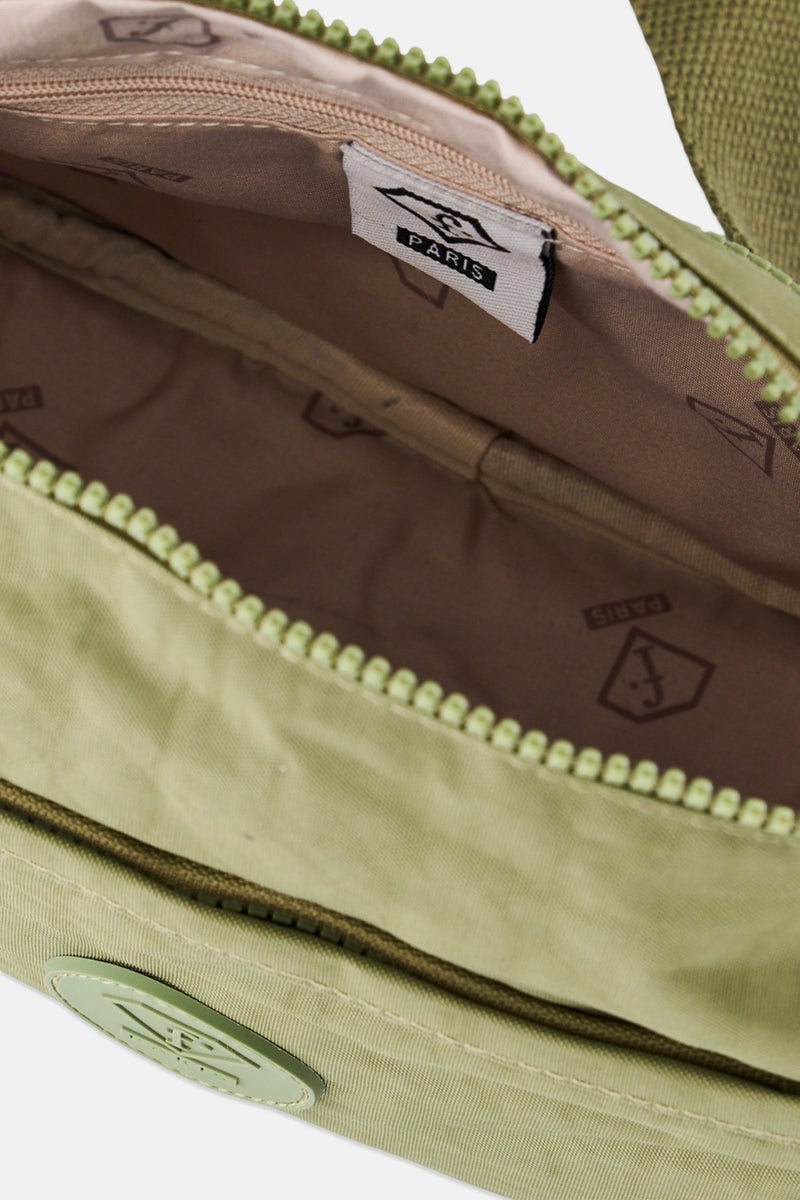 I Love Fashion Women Brand Logo Cross Body Bag, Olive - Image 3