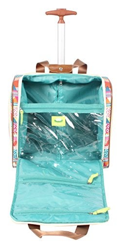Lily Bloom Designer 15 Inch Carry On - Weekender Overnight Business Travel Luggage - Lightweight 2- Rolling Wheels Suitcase - Under Seat Rolling Bag for Women (On the Prowl) - Image 5