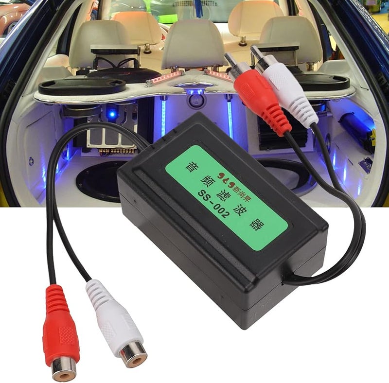 Astibym Car Stereo Ground Loop Isolator Connector Filter For Sound Production - Image 3
