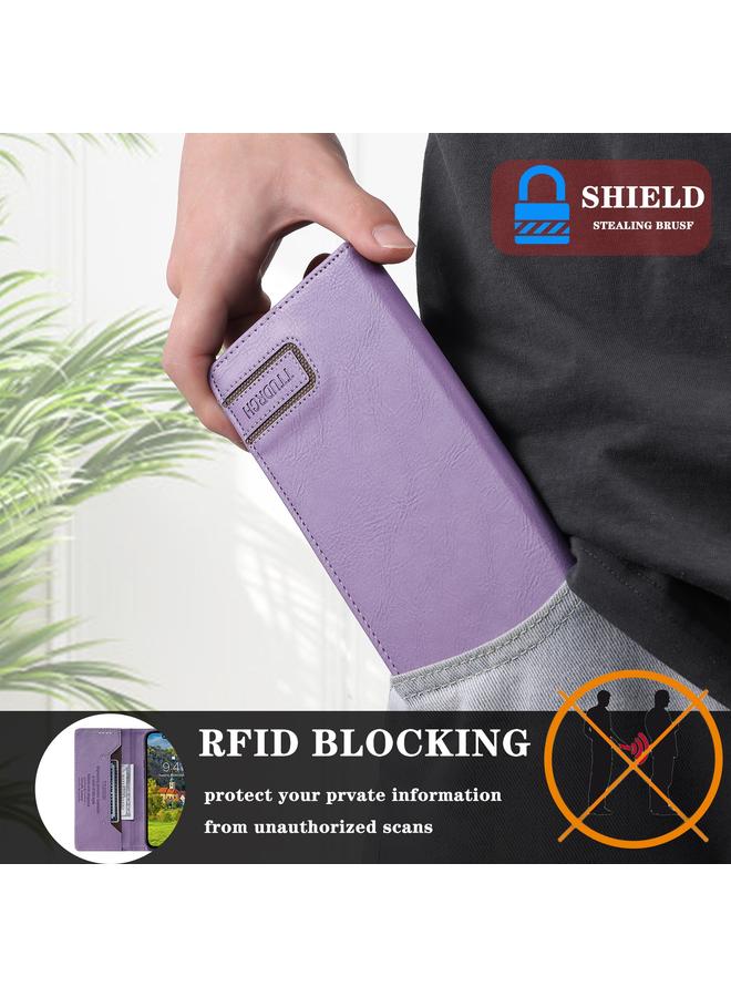 اس-توب جراب لهاتف Samsung Galaxy S23+ 5G TTUDRCH RFID جراب هاتف جلدي مغناطيسي بملمس كلاسيكي - Image 5