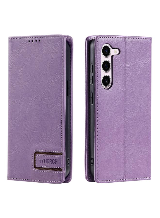 اس-توب جراب لهاتف Samsung Galaxy S23+ 5G TTUDRCH RFID جراب هاتف جلدي مغناطيسي بملمس كلاسيكي - Image 1