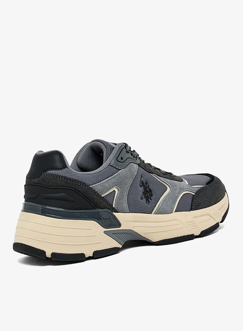 U.S. Polo Assn. GREY MEN LIFESTYLE COMFORT SNEAKERS for Men | Best Price UAE
