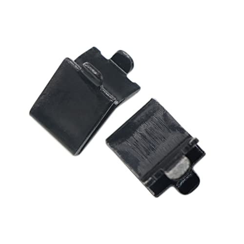 Xadnitu Adjustable Steel Pilaster Shelf Clip Support, Shelving Bracket Clips for Metal and Wood Shelves (14, Black) - Image 5