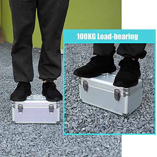 GLOTRENDS B86 14Slot Storage Box for 2535 Inch Internal Hard Disk Portable Design for Carrying and Transportation IP65 Water Resistant HDD Organizer and Protective Box - Image 3