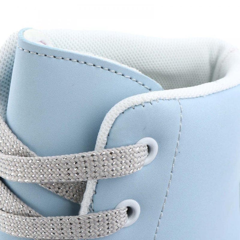 XUDREZ Women's SkyBlue Frosted Material Classic High-top Roller Skates for Beginner, Indoor Outdoor Use (US: 9) - Image 3