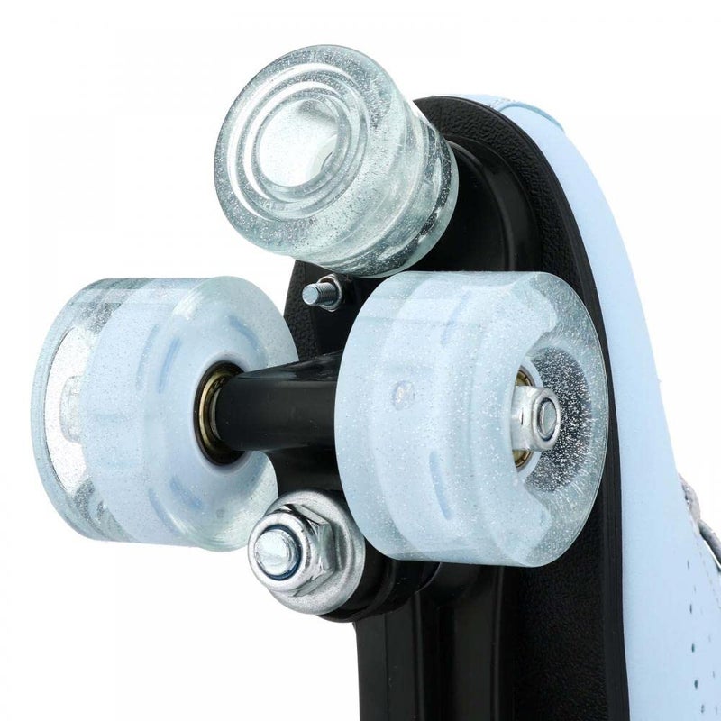 XUDREZ Women's SkyBlue Frosted Material Classic High-top Roller Skates for Beginner, Indoor Outdoor Use (US: 9) - Image 4