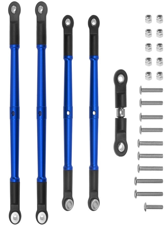 Vgoohobby Alloy Steering Linkage Rod Turnbuckles Tie Rods Compatible with Arrma 1/8 Kraton Outcast Talion 6S BLX RC Car Upgrade Parts (Blue) - Image 1