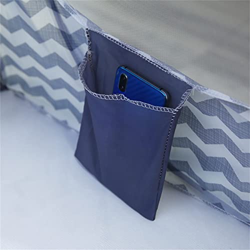 CdyBox Folding Mosquito Net Tent Canopy Curtains for Beds Home Bedroom Decor (Blue, 1.5X2.0m) - Image 4