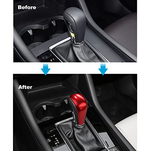 ANFOKAS Compatible with Mazda 3 CX-30 CX-50 Accessories Sporty Car Gears Gear Panel Gear Shift Knob Cover Trim Cap Interior Decoration Sticker -Carbon Fiber Style - Image 4