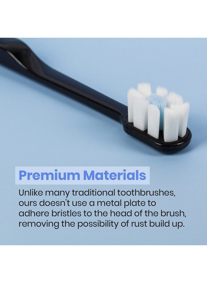 Lindo Polishing Toothbrush - for Sensitive Gums and Teeth, 12000+ Ultra Fine Bristles, Soft and Gentle, Deep Clean, Pack of 4 - Image 4