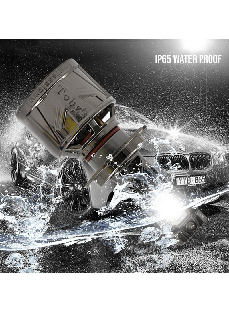 توبيز توبي TY60 MAX H7 قطعتين 60 وات مصابيح LED أمامية للسيارة أصلية 120 وات/زوج طاقة 12000 لومن/زوج مع درجة حرارة اللون 6500 كلفن - Image 5