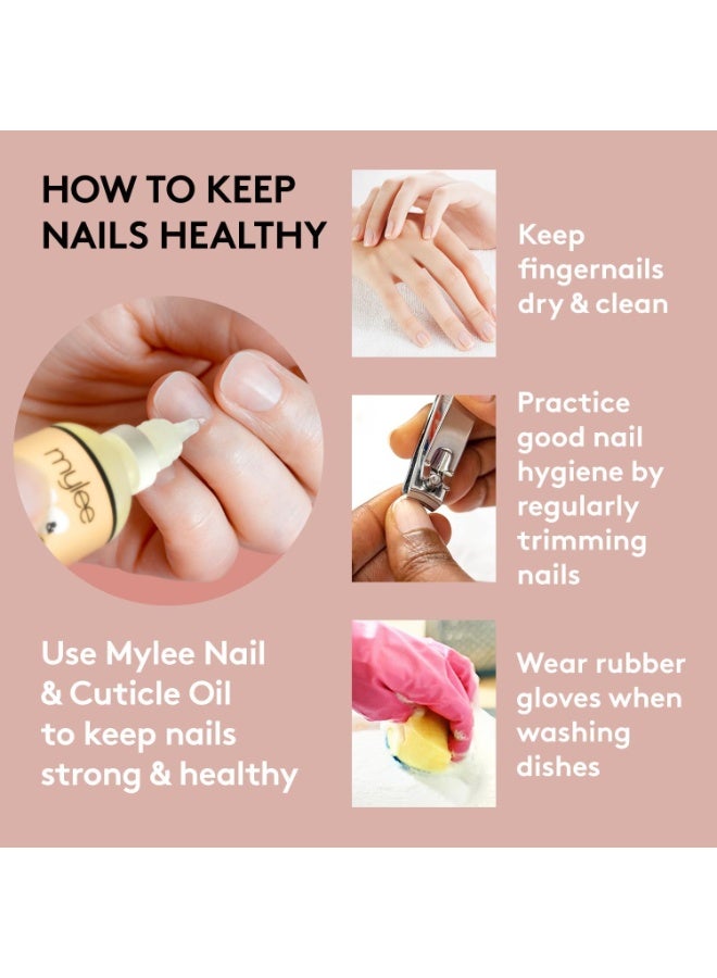 mylee Sweet Almond Nail and Cuticle Oil 50ml Deeply Hydrating & Nourishing Cuticle Conditioner Oil Non Greasy Formula and Leaves No Sticky Residue Lightly Scented With Almond Oil - Image 4