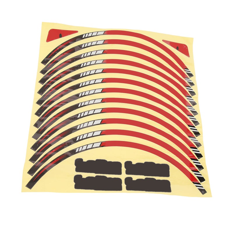 Reflective Motorcycle Rim Tape: Self Adhesive Waterproof Durable Wheel Decals - Easy To Install Decorative Stripes for Forza 125, Forza 750 Motorcycle Wheels - Image 4
