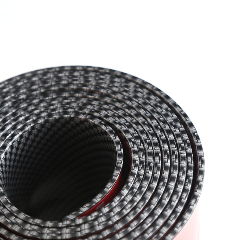 Universal Car Sticker 4D Carbon Fiber Rubber DIY Door Sill Protector Edge Guard 1m 5cm - Image 5