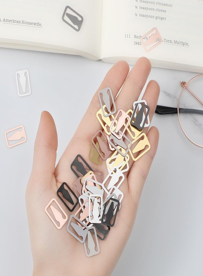 Bremorou 80Pcs Book Darts Bookmarks Page Markers Tin Mixed Metals Book Line Markers Tin Mixed Metals Bookmarkers Book Page Markers Bulk Mini Tin Brass Book Line Marker For Reading Teachers Students Book Lovers - Image 4