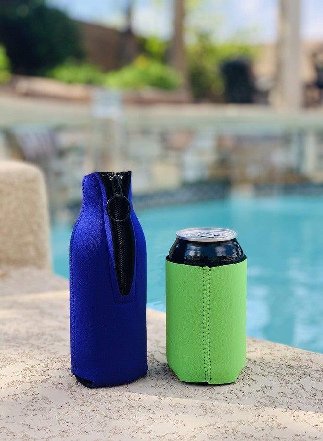 Funiverse Bulk 24 Pack Bottle and Can Insulated Cooler Sleeves - 12 Cans and 12 Bottles in Assorted Colors - Image 3