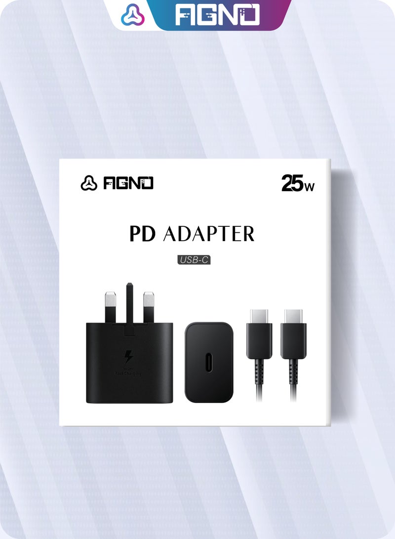 AGNO Official 25W Super Fast Charger with Type C Cable 1M - Image 5