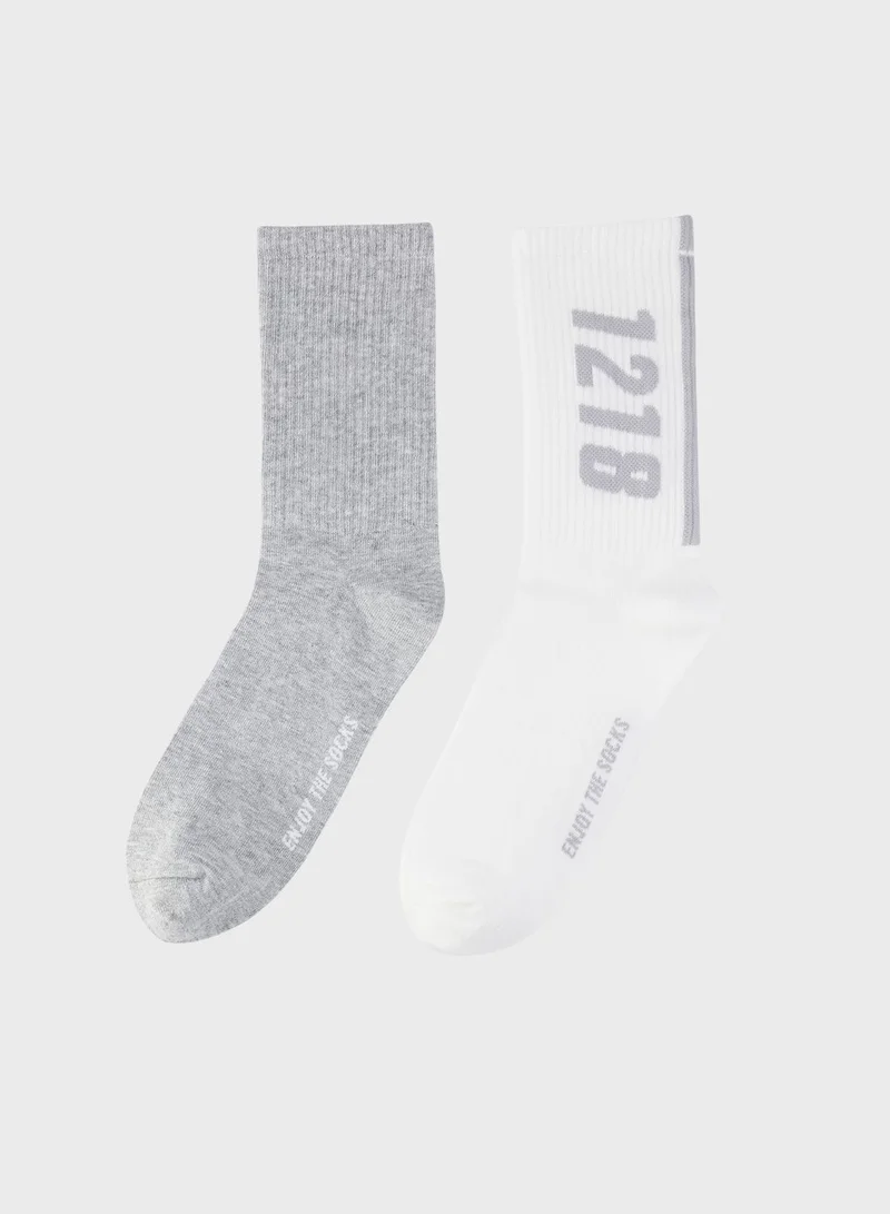 SEMIR Printed Ankle Socks