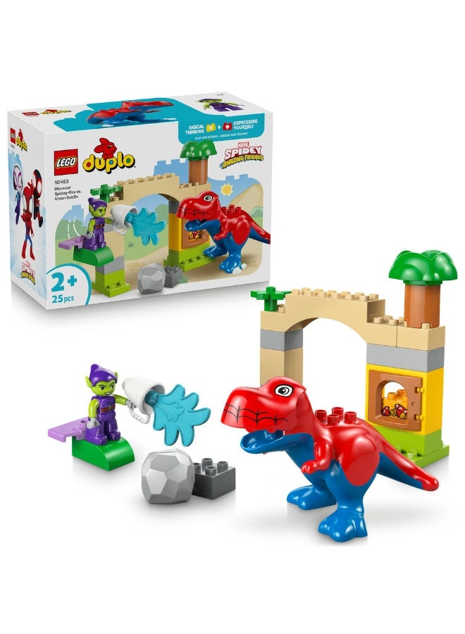 LEGO DUPLO Marvel Dinosaur Spidey-Rex vs. Green Goblin 10463 (Age 2+, 25 Pieces) - Image 1