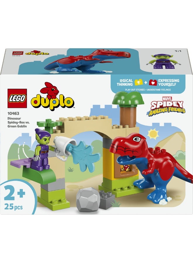 LEGO DUPLO Marvel Dinosaur Spidey-Rex vs. Green Goblin 10463 (Age 2+, 25 Pieces) - Image 2