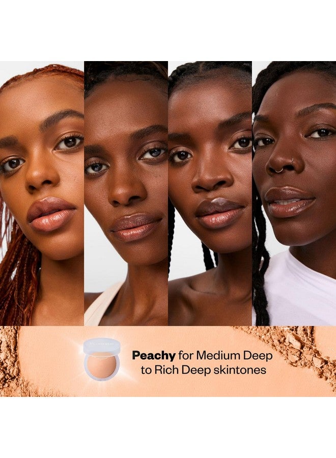 Kosas Cloud Set Face Brightening Powder - Pressed Brightening Powder, Smooths Shine Control, Coverage for Dark Undereye & Uneven Skin - Lightweight Setting Powder - Peachy (Sheer Brightening Peach) - Image 5