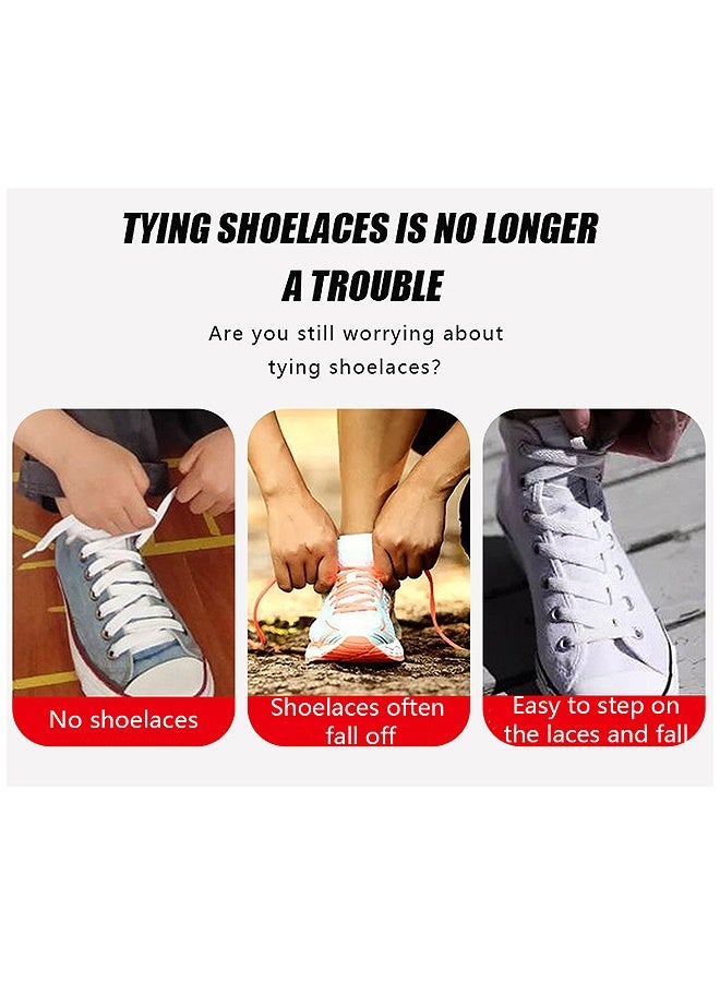إم إكس إن أربطة أحذية بستة قطع، لا أربطة أحذية برباط عنق، أربطة أحذية مطاطية، مقاس واحد يناسب جميع البالغين والأطفال - Image 4