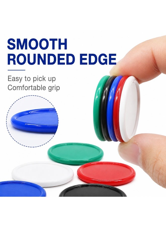LYNLYN 250 PCS Round Plastic Counting Chips, Color Sorting Counters, Stackable Game Tokens for Math Learning, Classroom, Board Games - Image 3