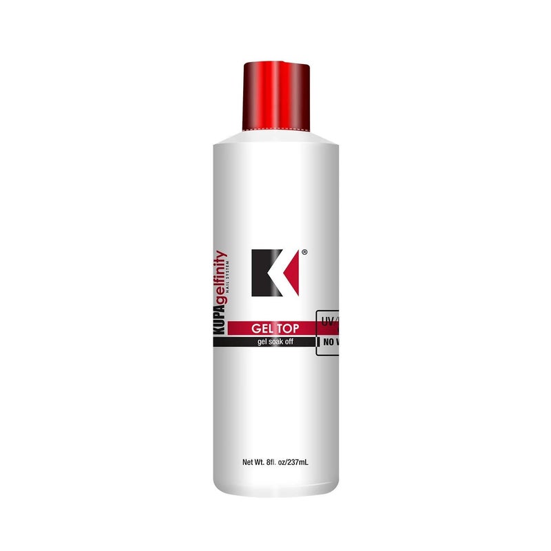 KUPA GelFinity - Soak Off Gel - Top Coat Glossy Finish (No-Wipe) 8.0 Fl Oz - Image 2
