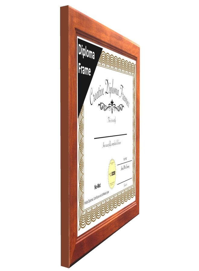 كرييتف بكتشر فريمز إطار صور إبداعي مقاس 13.5 × 15.5 بوصة، إطار شهادة مطابق تمامًا - بدون إطار داخلي، إطار من خشب الجوز داكوتا، لعرض الصور أو الأعمال الفنية مع علاقة جدارية مثبتة - Image 4