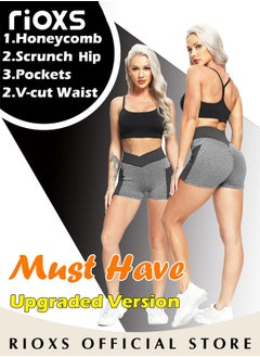 Women's High Waisted Tummy Control Shorts Workout Yoga Pants Athletic Soft Training Shorts With Side Pockets For Phone - pzsku/ZF7EE2BDC9083E1E99D95Z/45/_/1720666442/491338e2-70d6-435f-a880-1c044c97e3c0