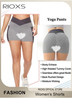 Women's High Waisted Tummy Control Shorts Workout Yoga Pants Athletic Soft Training Shorts With Side Pockets For Phone - pzsku/ZF7EE2BDC9083E1E99D95Z/45/_/1731395833/de30fcb9-7910-4573-bd57-b982ecca023b