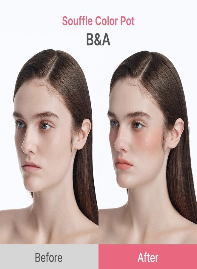 داسيك أحمر خدود داسيك سوفليه كولور بوت رقم 6 موكا بن - أحمر خدود مكياج، قوام ناعم كالحرير قابل للتكثيف، فرشاة صغيرة مدمجة، متعدد الاستخدامات للخدود والشفاه - Image 4