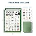 OZTEMETY Soccer Bingo Card Game Soccer Bingo Game for Adults Sports Party Supplies Favors Soccer Party Decorations Gift 24 Players Bingo Game C05 - Image 4