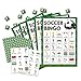 OZTEMETY Soccer Bingo Card Game Soccer Bingo Game for Adults Sports Party Supplies Favors Soccer Party Decorations Gift 24 Players Bingo Game C05 - Image 2