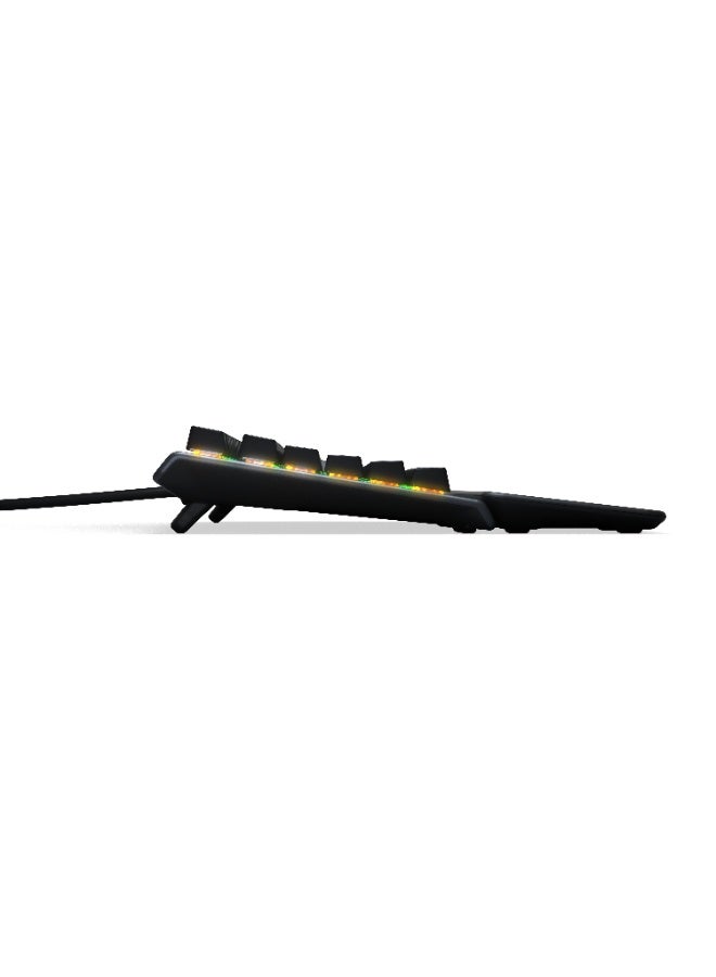 ستيل سيريز لوحة مفاتيح الألعاب Apex 3 RGB مع إضاءة USB 10 مناطق RGB مقاومة للماء IP32 مع مسند معصم مغناطيسي - أسود AR - Image 5