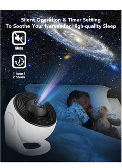 zenvo X 12-in-1 Planetarium Projector - Star & Galaxy Night Light for Kids’ Room, 12 Film Discs, 4K Night Sky Projection, Quiet Rotation, Home Decor & Bedside Lamp, Perfect Gift for Children  - Image 5