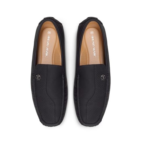 Bruno Marc Mens Penny Loafers Moccasins Shoes,Size 9,Black,3251314 - Image 4