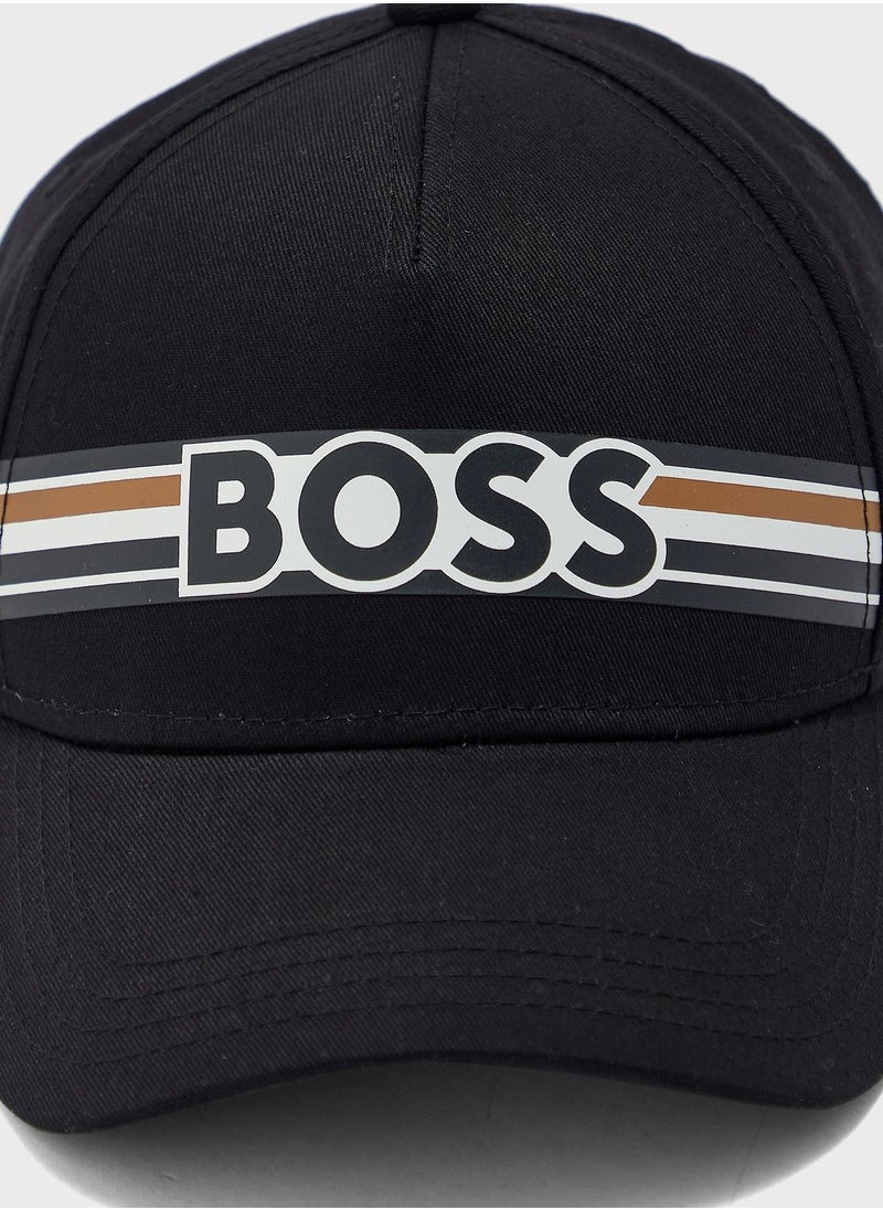BOSS - Logo Curved Peak Caps - Image 1