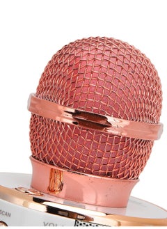 LIVVY Bluetooth Wireless Karaoke Microphone | 3-in-1 Portable Handheld Mic Speaker for Smartphones | Wireless Bluetooth Speaker with 3-Layer Automatic Noise Reduction - (Rose Gold)  - Image 3