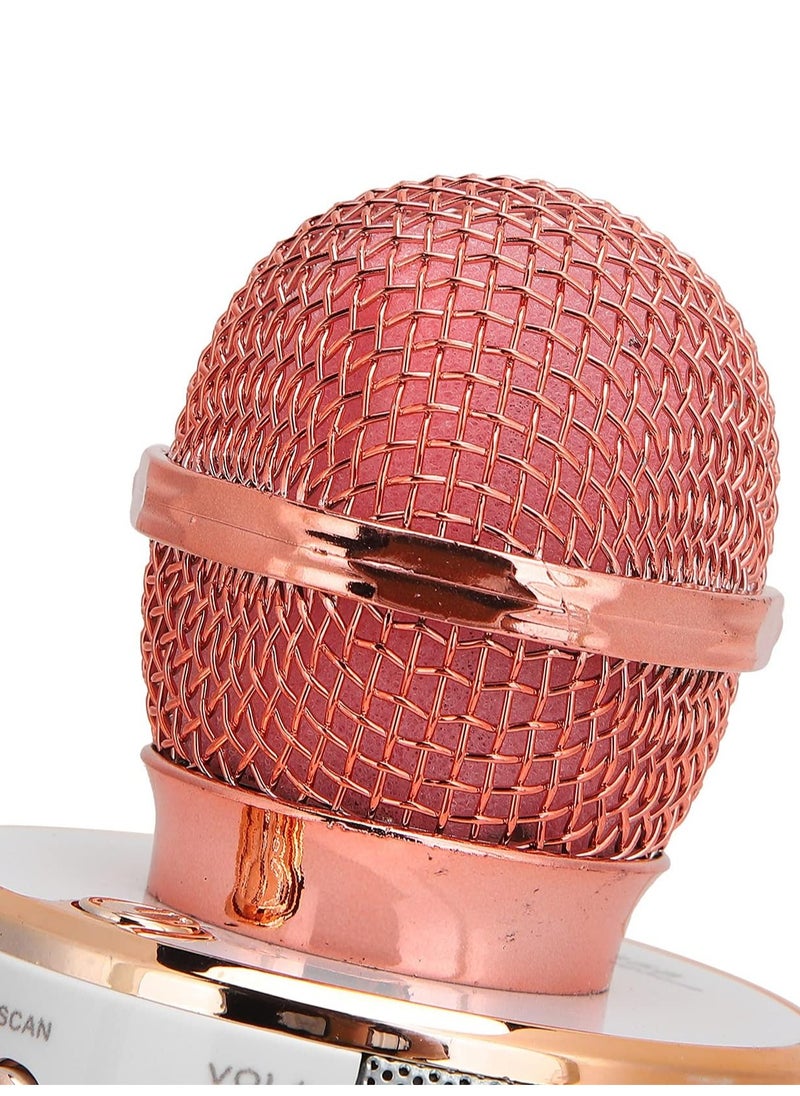 LIVVY - Bluetooth Wireless Karaoke Microphone | 3-in-1 Portable Handheld Mic Speaker for Smartphones | Wireless Bluetooth Speaker with 3-Layer Automatic Noise Reduction - (Rose Gold) - Image 1