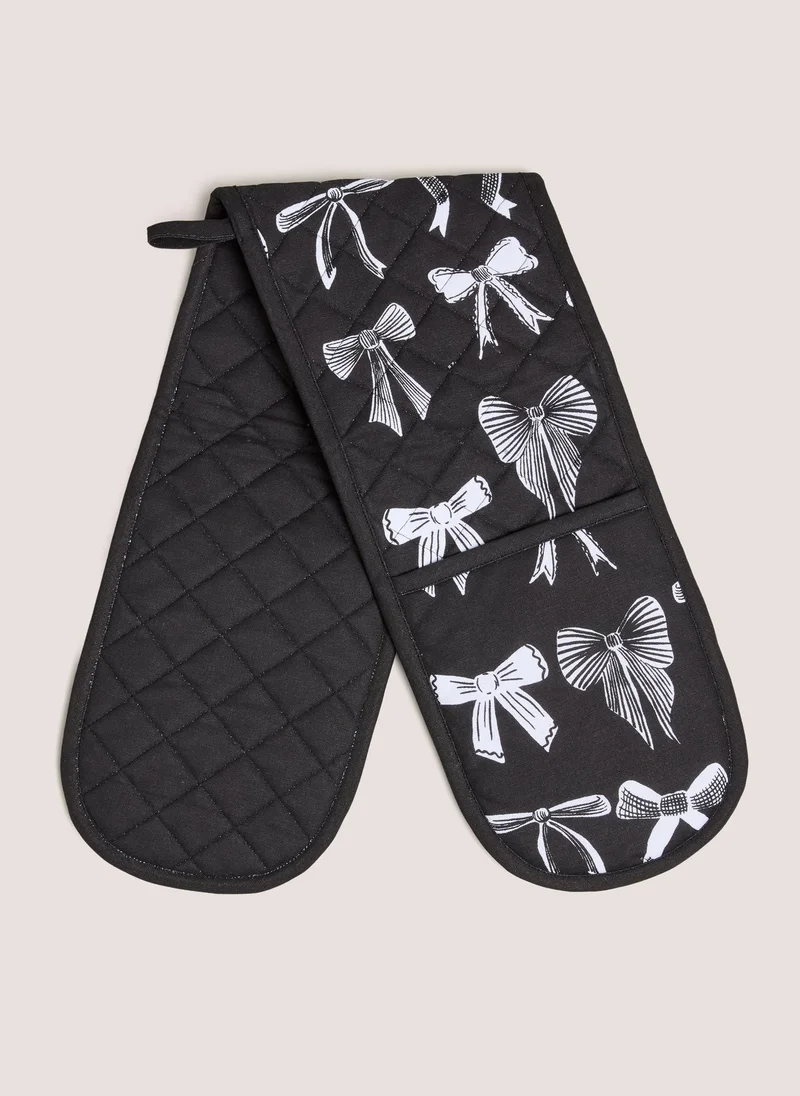 ماتلان Black Mono Bow Oven Gloves