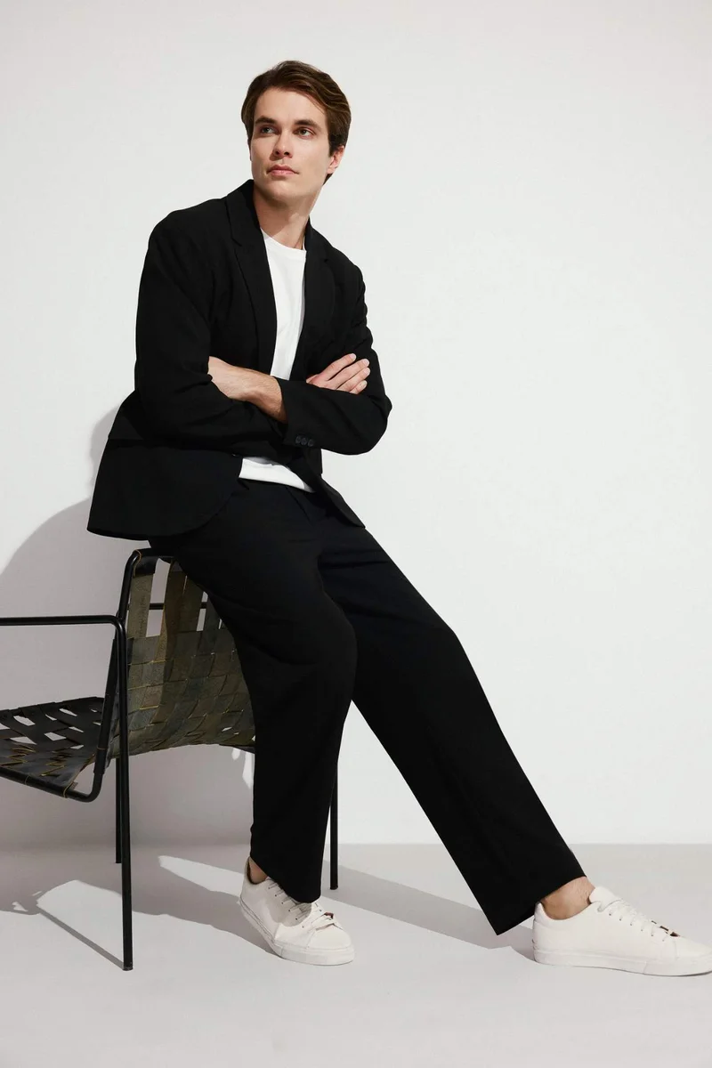 ديفاكتو Straight Fit Trousers