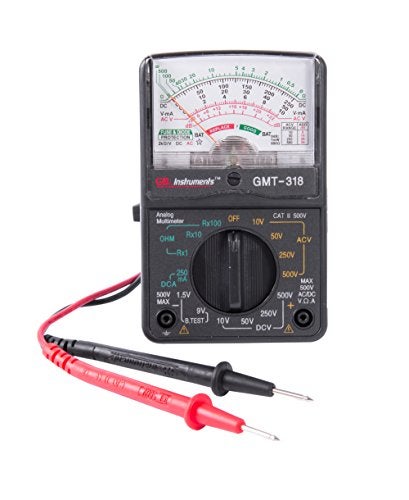 Gardner Bender Gardner Bender GMT-318 Analog Multimeter, 6 Function, 14 Range, AC / DC Volt  - Image 1
